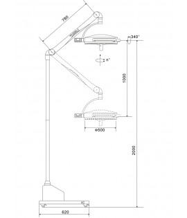 Світильник KD-2036D-3