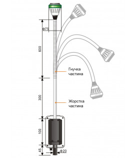 Світильник KD-202B-3 